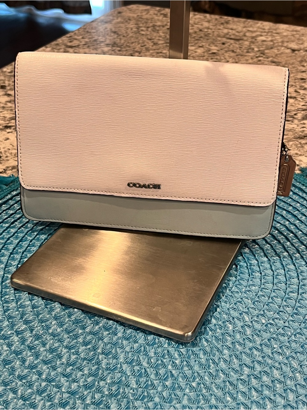 Coach Leather Clutch with Hangtag